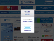 Tablet Screenshot of pharmabiz.net
